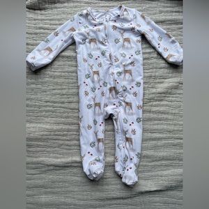 Caden Lane Finley’s Fawn Zipper Footie 3-6 months